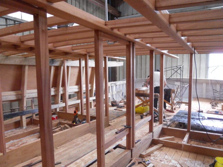 Construction du chalutier BESAME