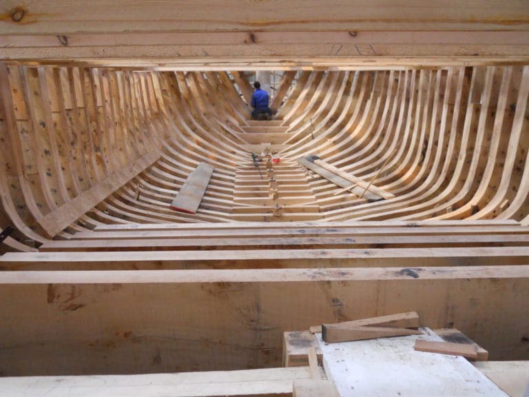 Construction du chalutier LE LAGON