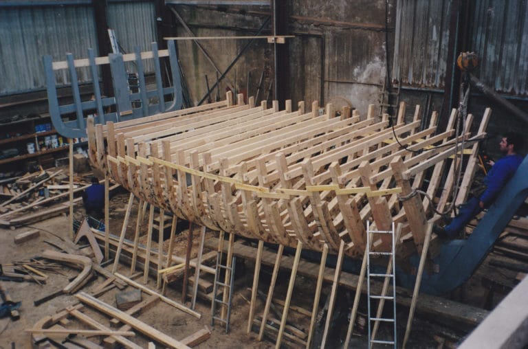 Construction du fileyeur SAINT LOUIS