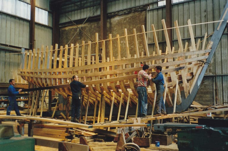 Construction du fileyeur SAINT LOUIS