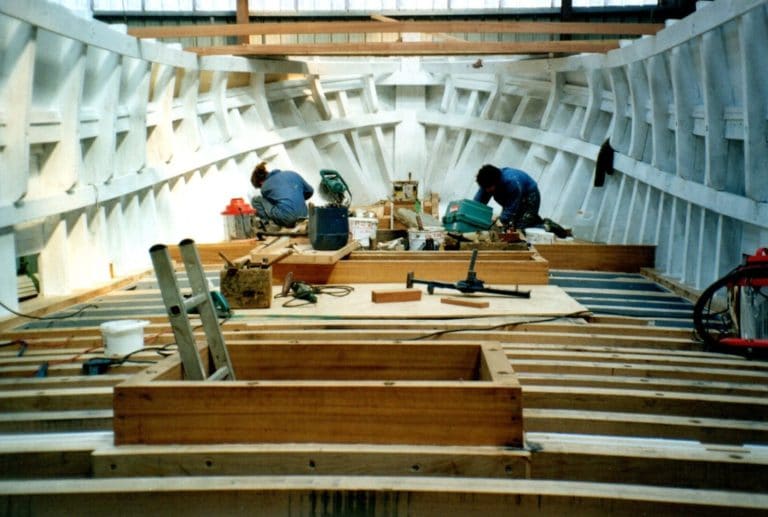 Construction du chalutier LOUARN COUZ